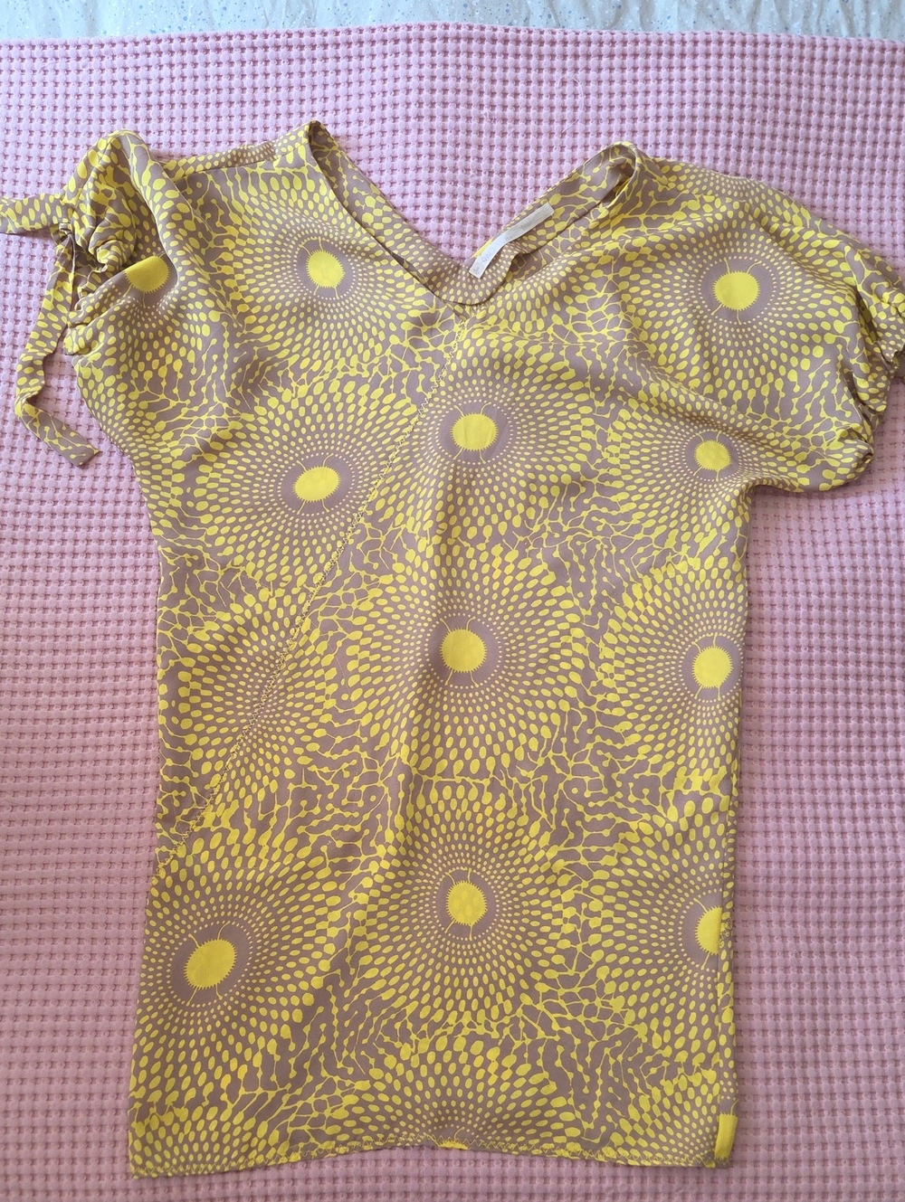 Rachel Roy Yellow V-Neck Dress